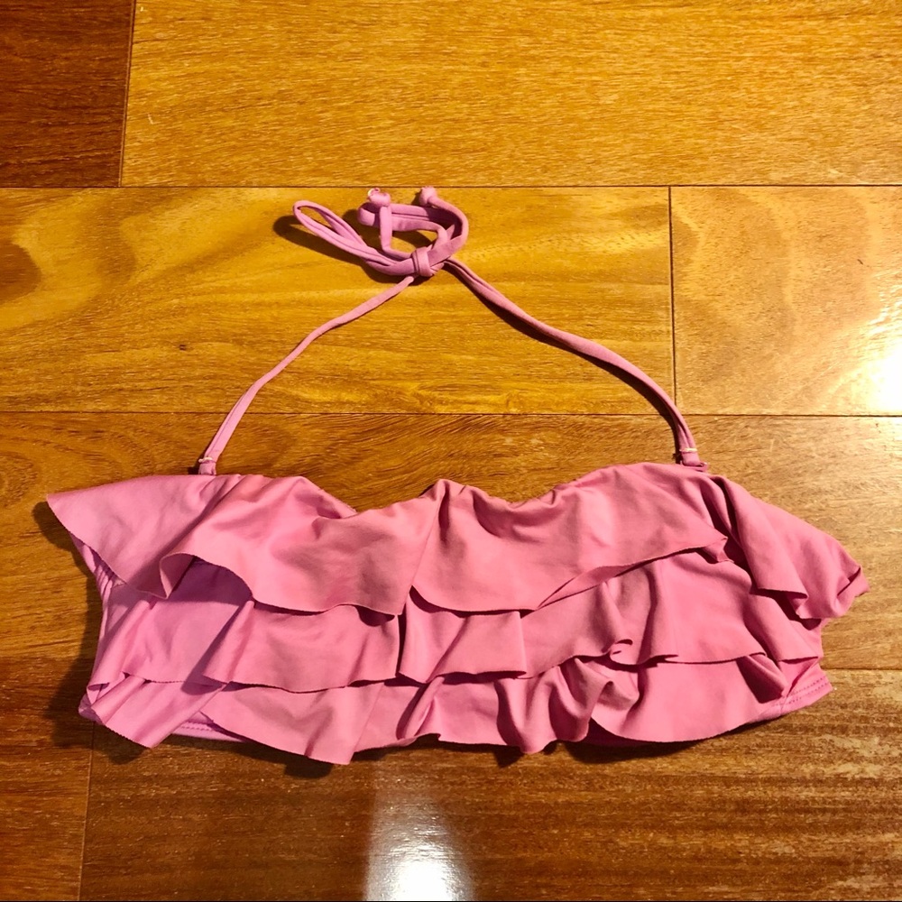 Old Navy Purple Bandeau Halter Bikini Swim Top